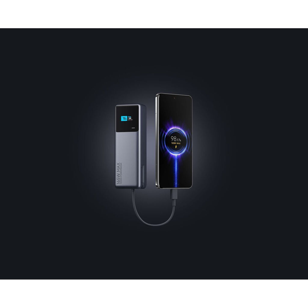 Powerbank Xiaomi 165W ICAB GY Grau Silberfarben mAh 165 W