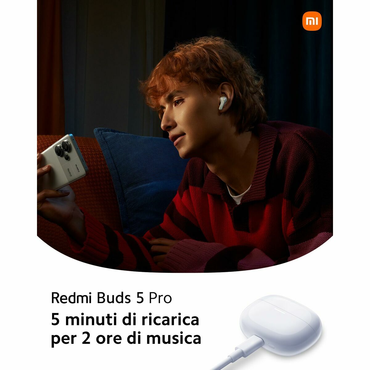 Bluetooth-Kopfhörer Xiaomi Redmi Buds 5 Pro Weiß
