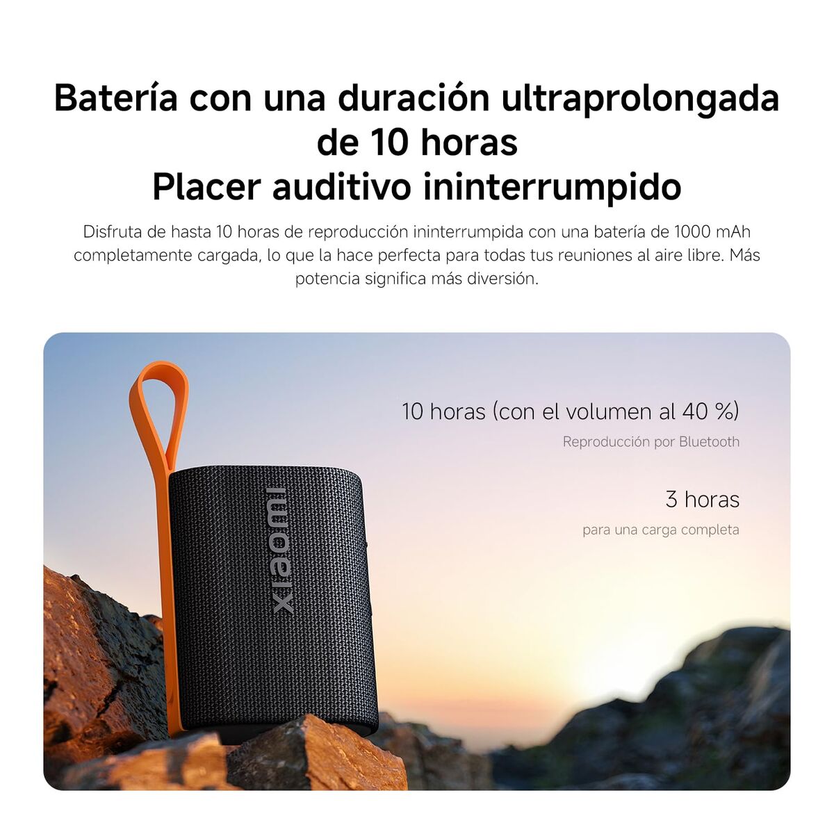 Tragbare Bluetooth-Lautsprecher Xiaomi QBH4269GL Schwarz 5 W
