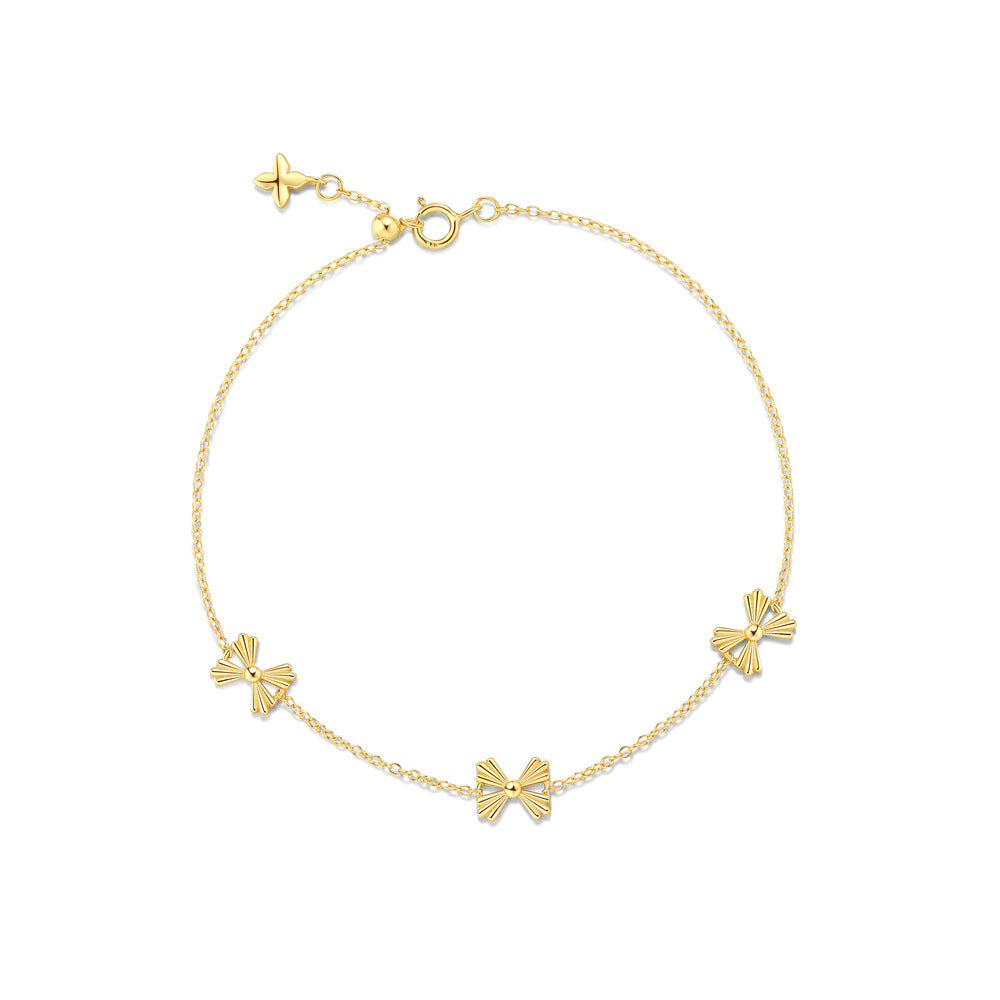 S925 Sterling Silber Armband mit Schleife – Bild 6 | LuxeStyle