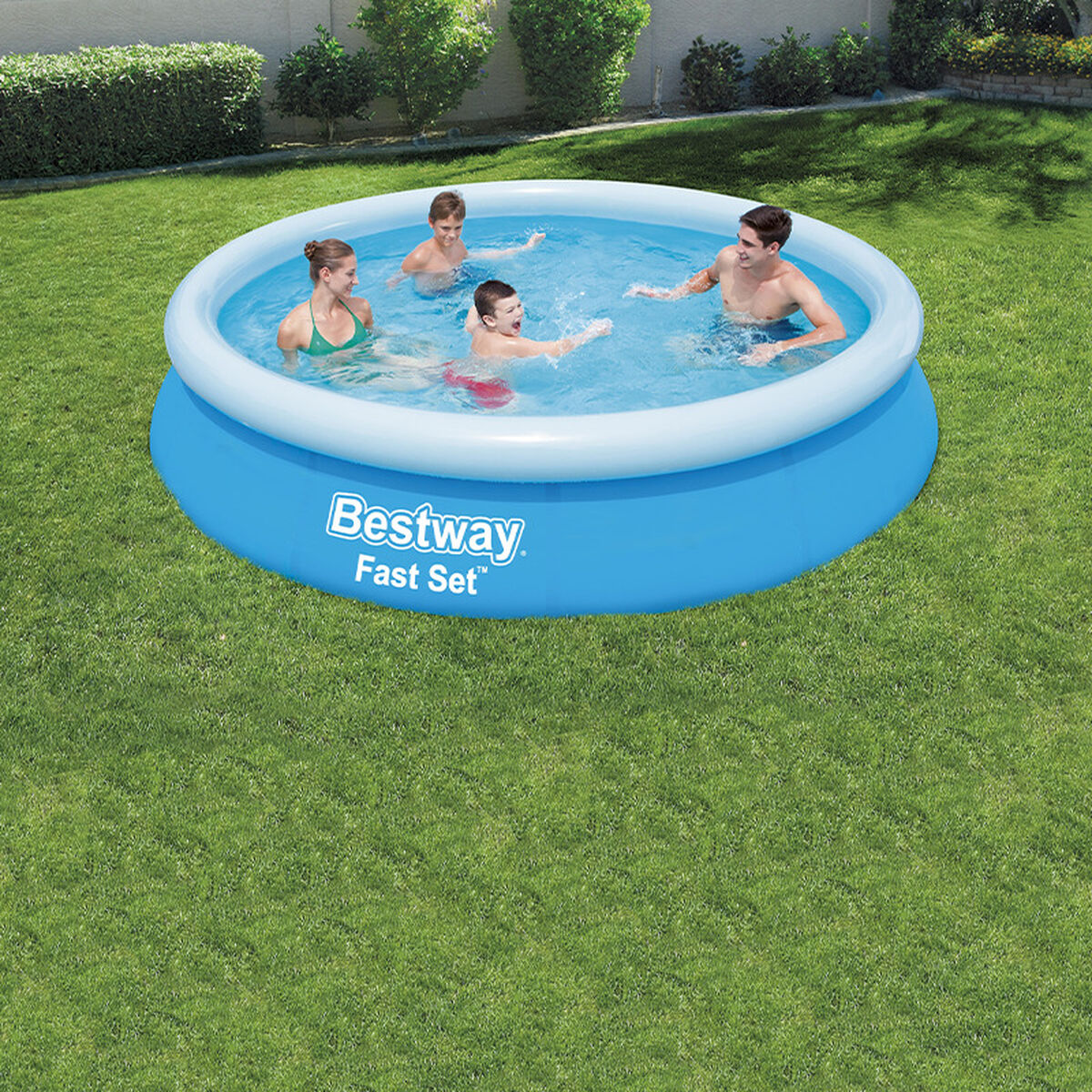 Bestway Aufblasbares Pool für Erwachsene 366x76 cm Garten