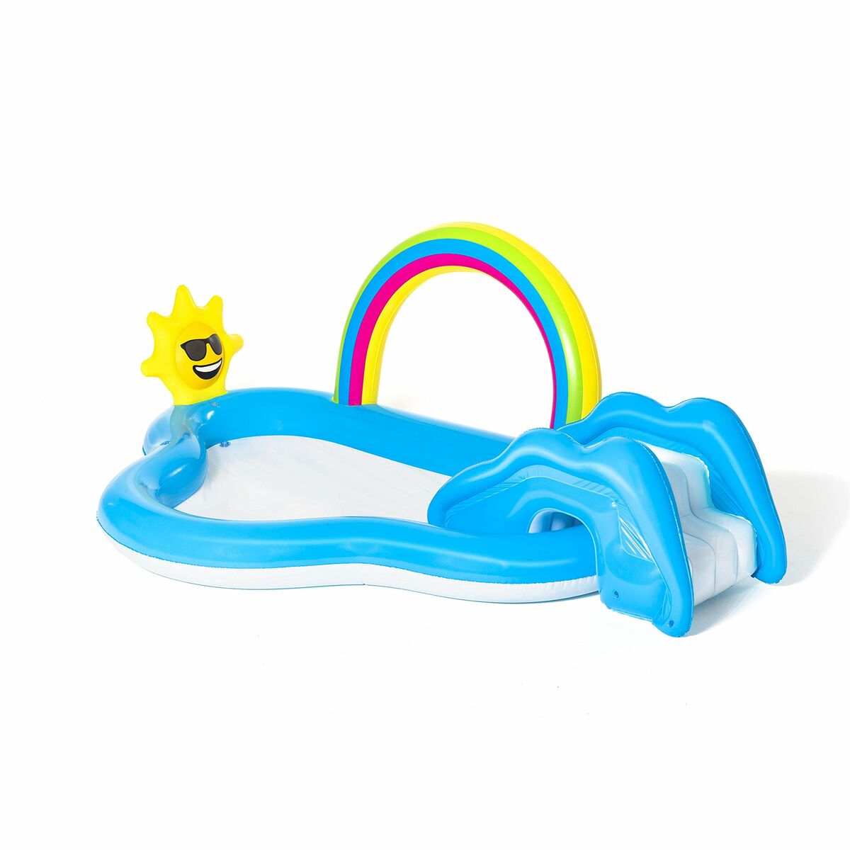 Bestway Aufblasbarer Pool Regenbogen Spielplatz 257x145x91 cm +2 Jahre