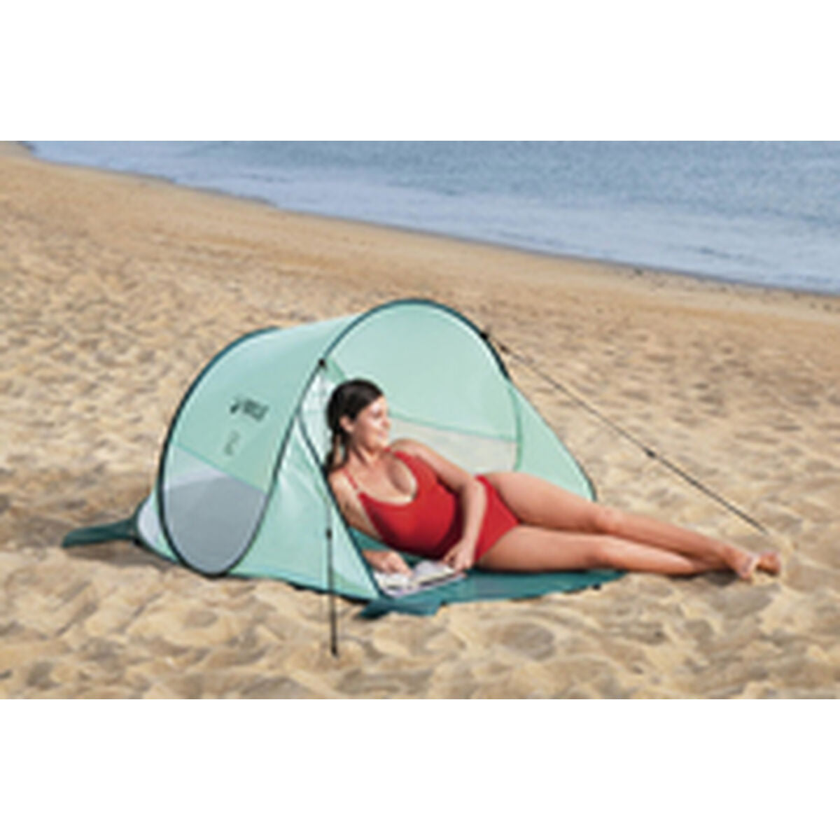 Bestway Polyester Fiberglaszelt UPF 80+ 200x120x90 cm Camping und