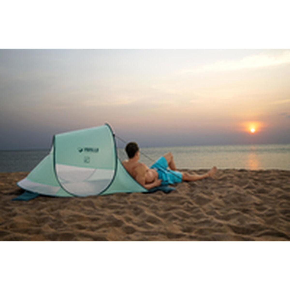 Bestway Polyester Fiberglaszelt UPF 80+ 200x120x90 cm Camping und