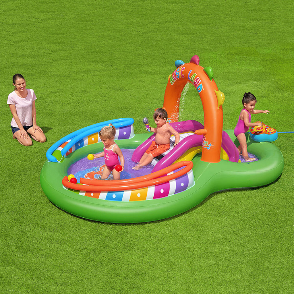 Bestway Aufblasbares Musik-Spiel-Park-Pool 295x190x137 cm +2 Jahre Gar