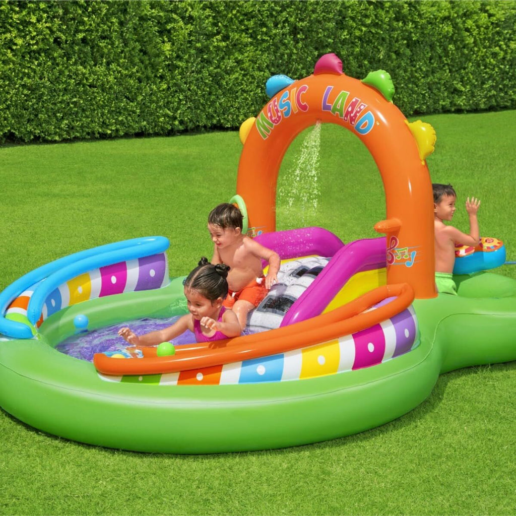 Bestway Aufblasbares Musik-Spiel-Park-Pool 295x190x137 cm +2 Jahre Gar