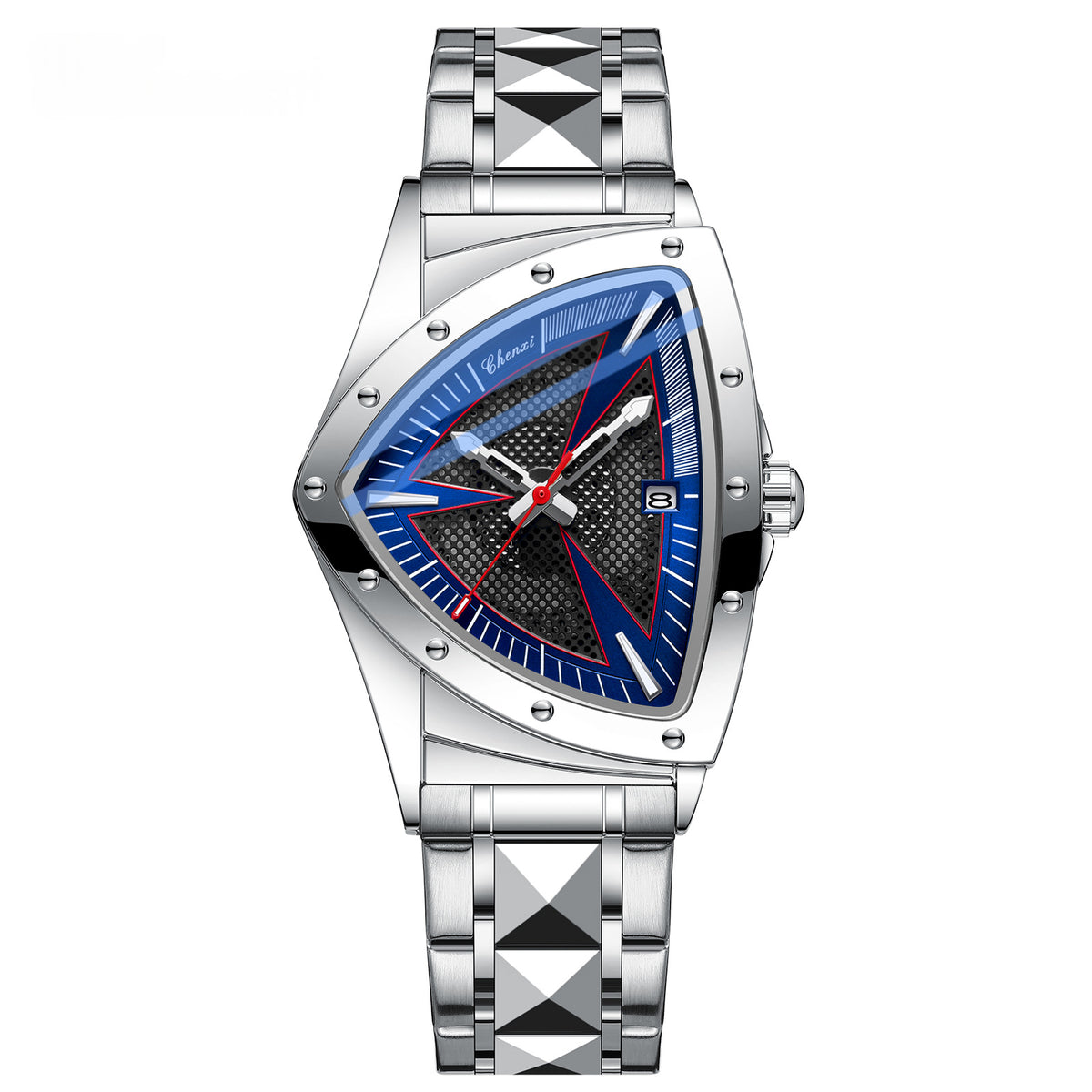 Herren-Armbanduhr mit Stahlband und Quarzwerk – Bild 2 | LuxeStyle