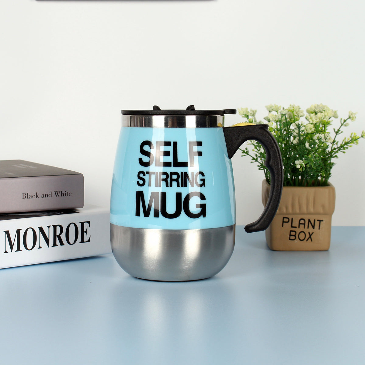 Selbstrührende Kaffeetasse aus Edelstahl – Bild 10 | LuxeStyle