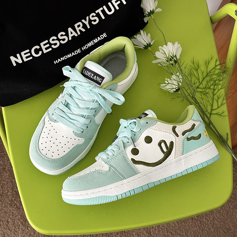 Mintgrüne Freizeit-Sneaker für Paare