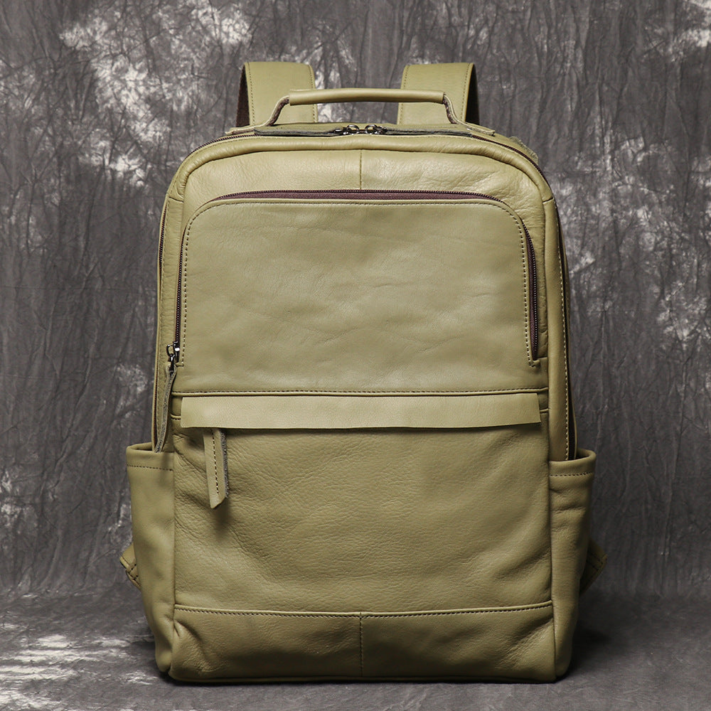 Retro Lederrucksack aus Vollnarbenleder