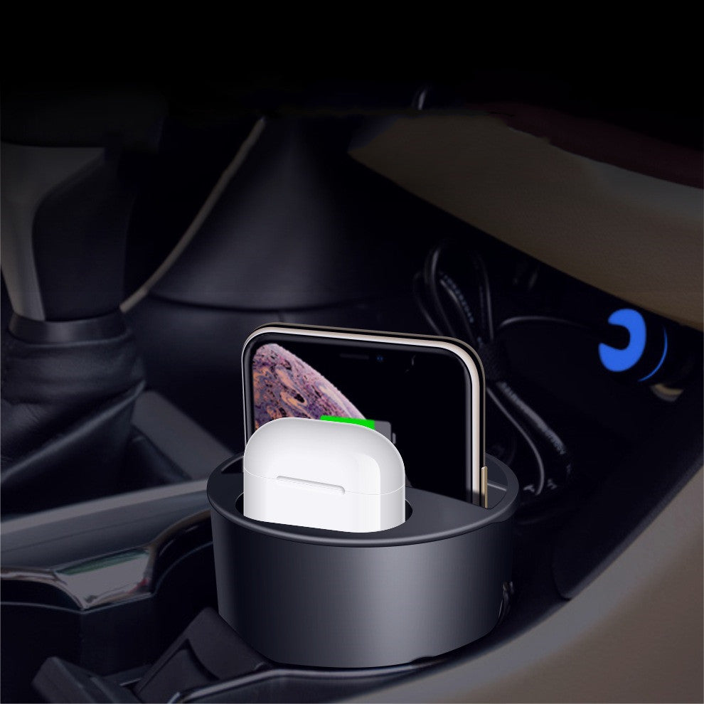2-in-1 Kabelloses Auto-Lade-Dock