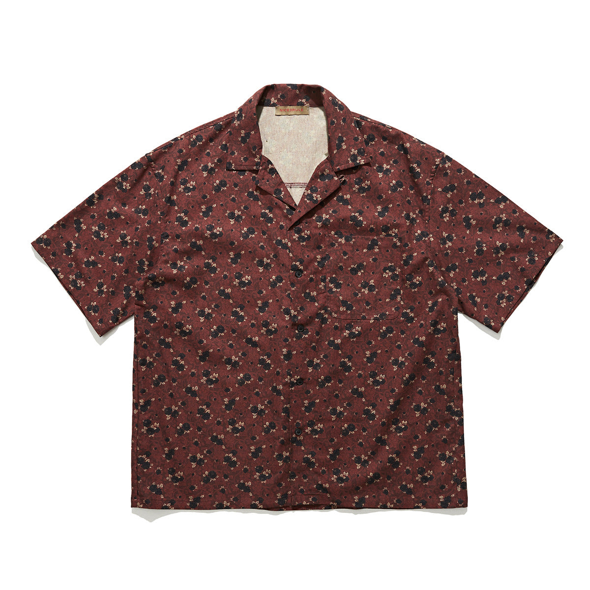 Sommer Shirt Retro Blumenmuster Männer | LuxeStyle