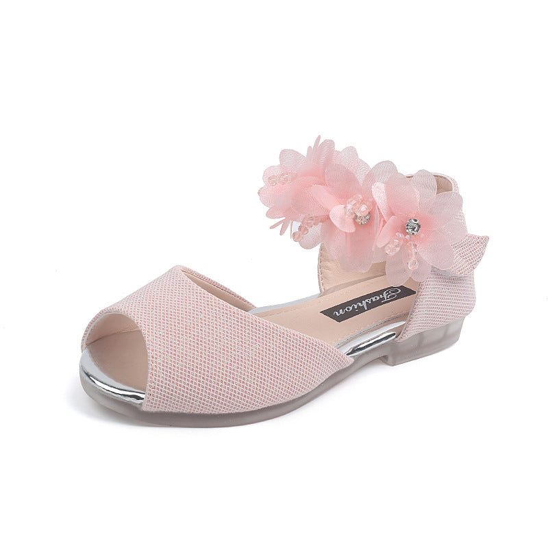 Sommer-Sandalen mit Blumen-Design für Kinder