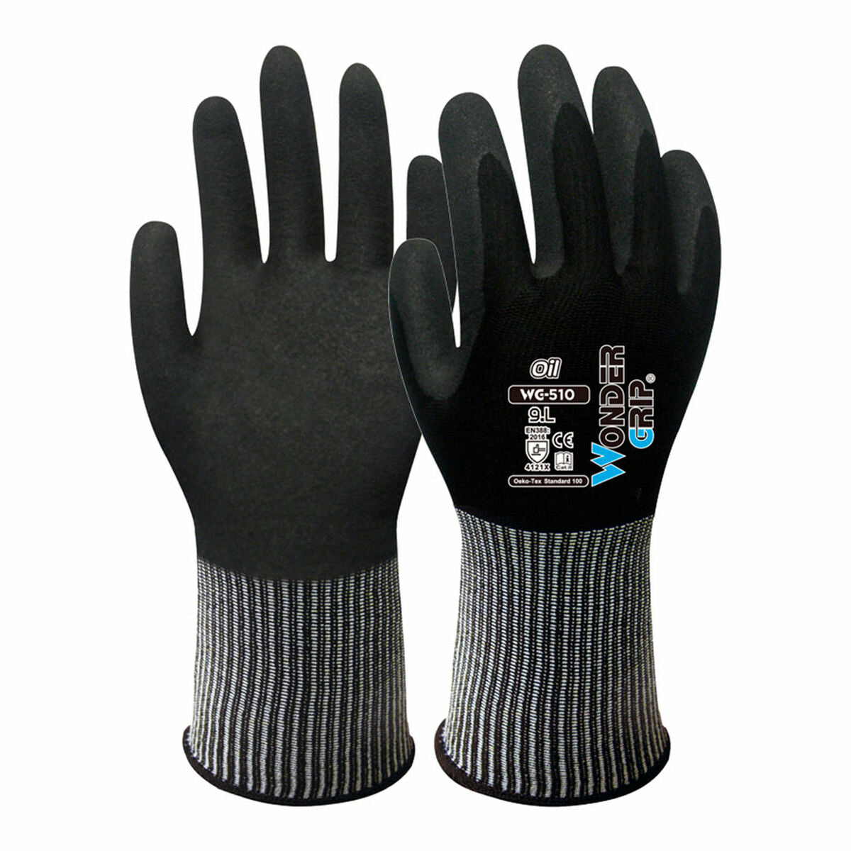 Arbeitshandschuhe Wonder Grip Schwarz