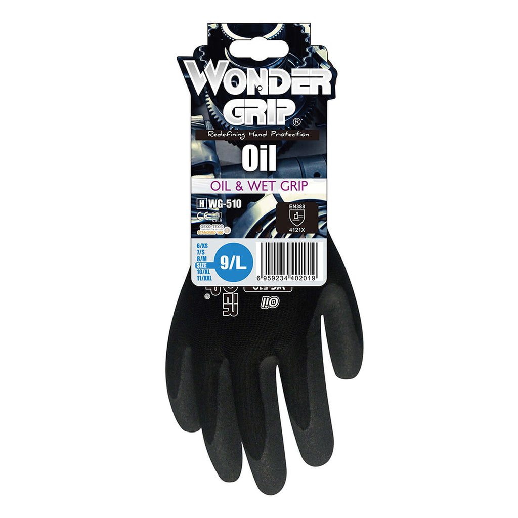 Arbeitshandschuhe Wonder Grip Schwarz