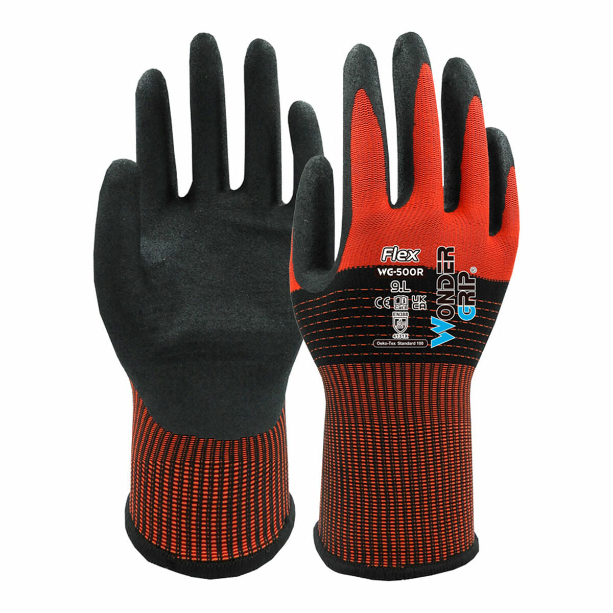 Arbeitshandschuhe Wonder Grip Rot Nitril