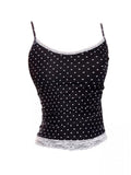 Designer-Stil Polka-Dot Spitze Camisole – Bild 1 | LuxeStyle
