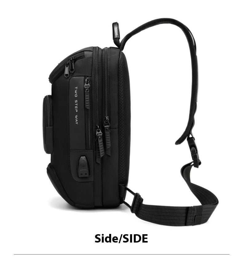 Mechanischer Schulterrucksack für Männer – Bild 12 | LuxeStyle