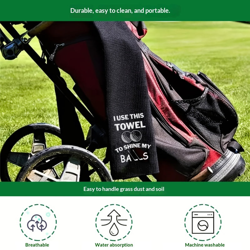 Golf-Handtuch mit Stickerei