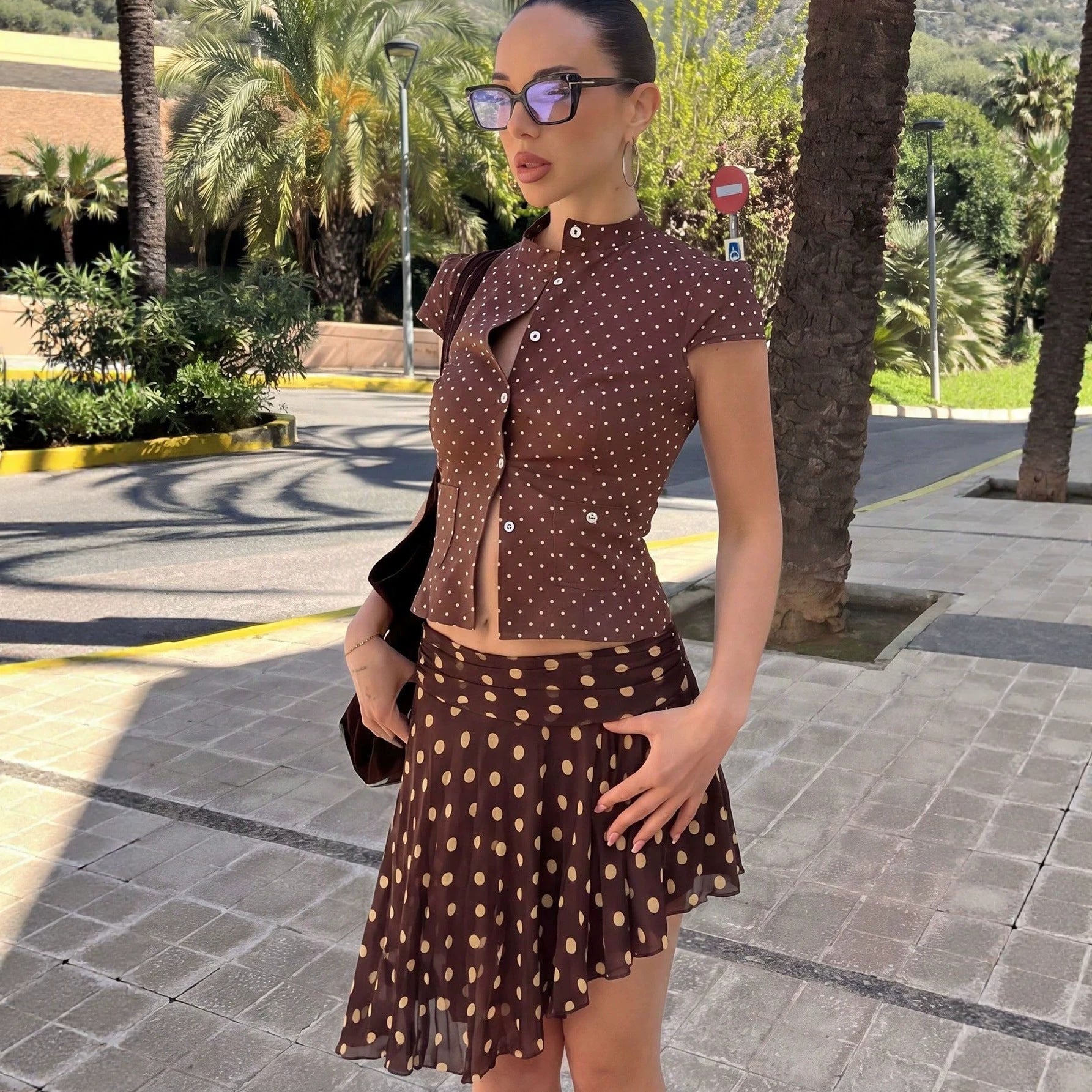 Polka-Dot Wickel-Rock Dolce