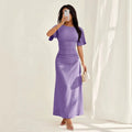 Elegantes Sommerkleid mit Prinzessinnenärmeln