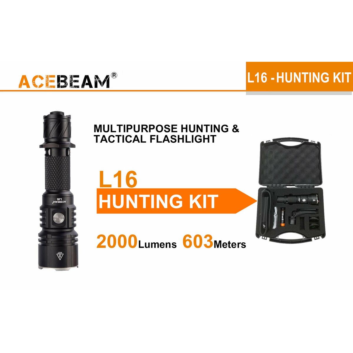 Taschenlampe Acebeam L19 2.0 OSRAM GREEN 2200 lm 2 Lm