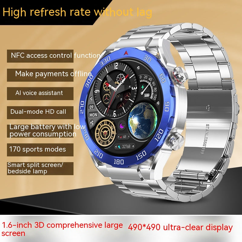 Smartwatch mit 1.6 Zoll HD-Bildschirm und Bluetooth – Bild 8 | LuxeStyle