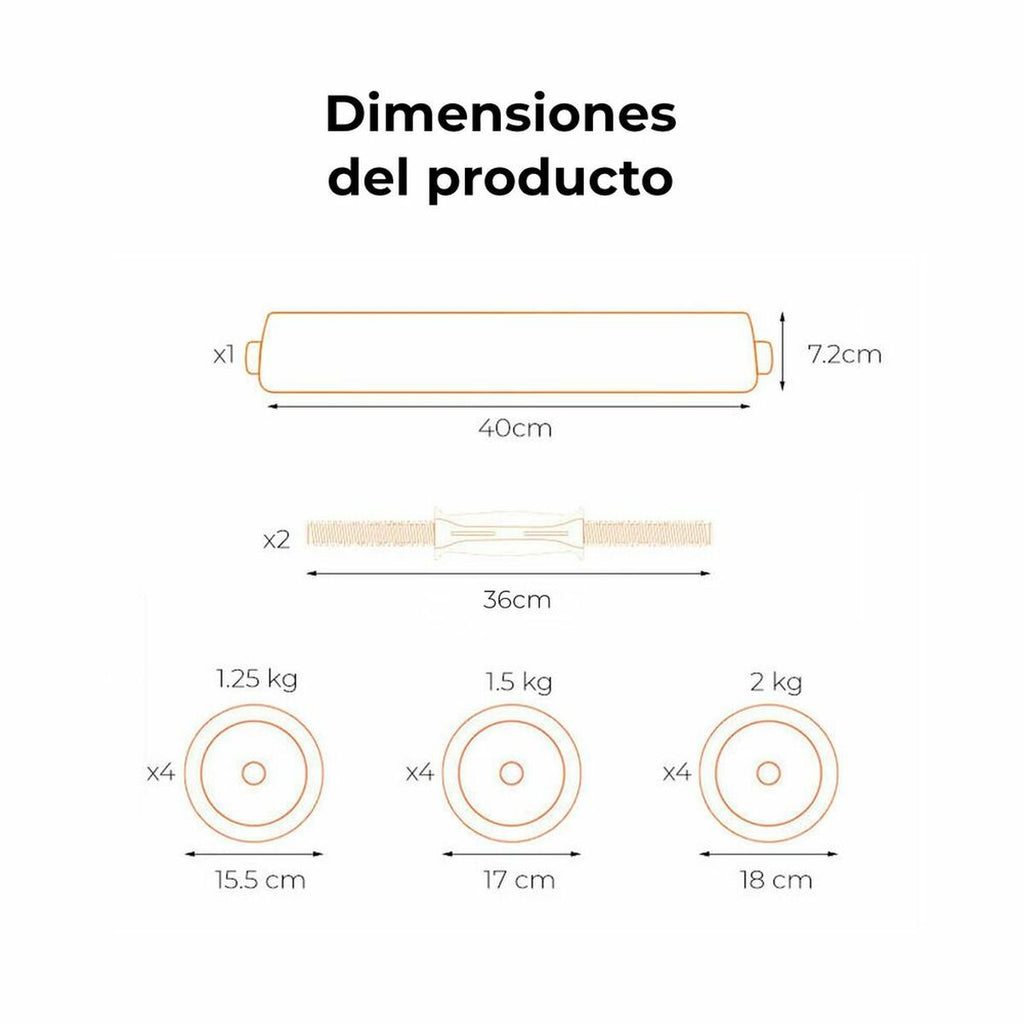 Hanteln Xiaomi 20 kg 20 kg Schwarz