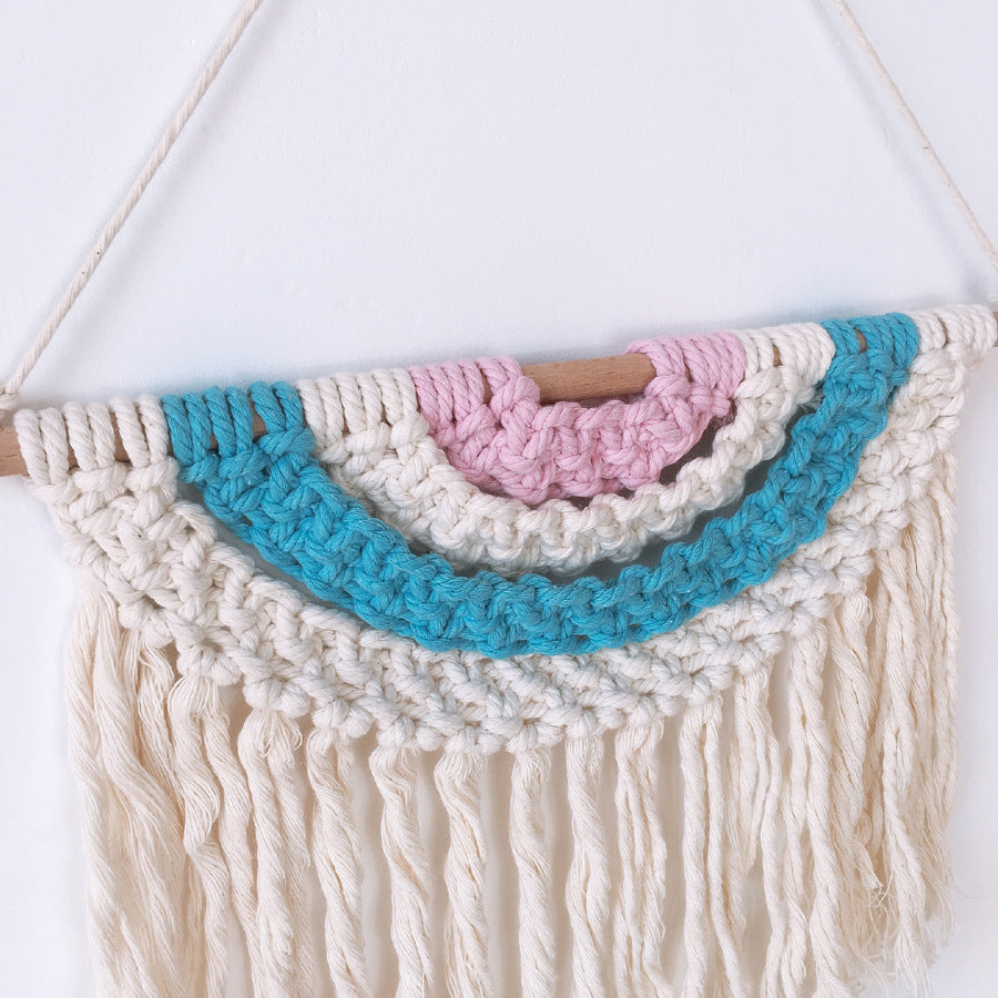 Makramee Wandteppich mit Quasten – Bild 5 | LuxeStyle