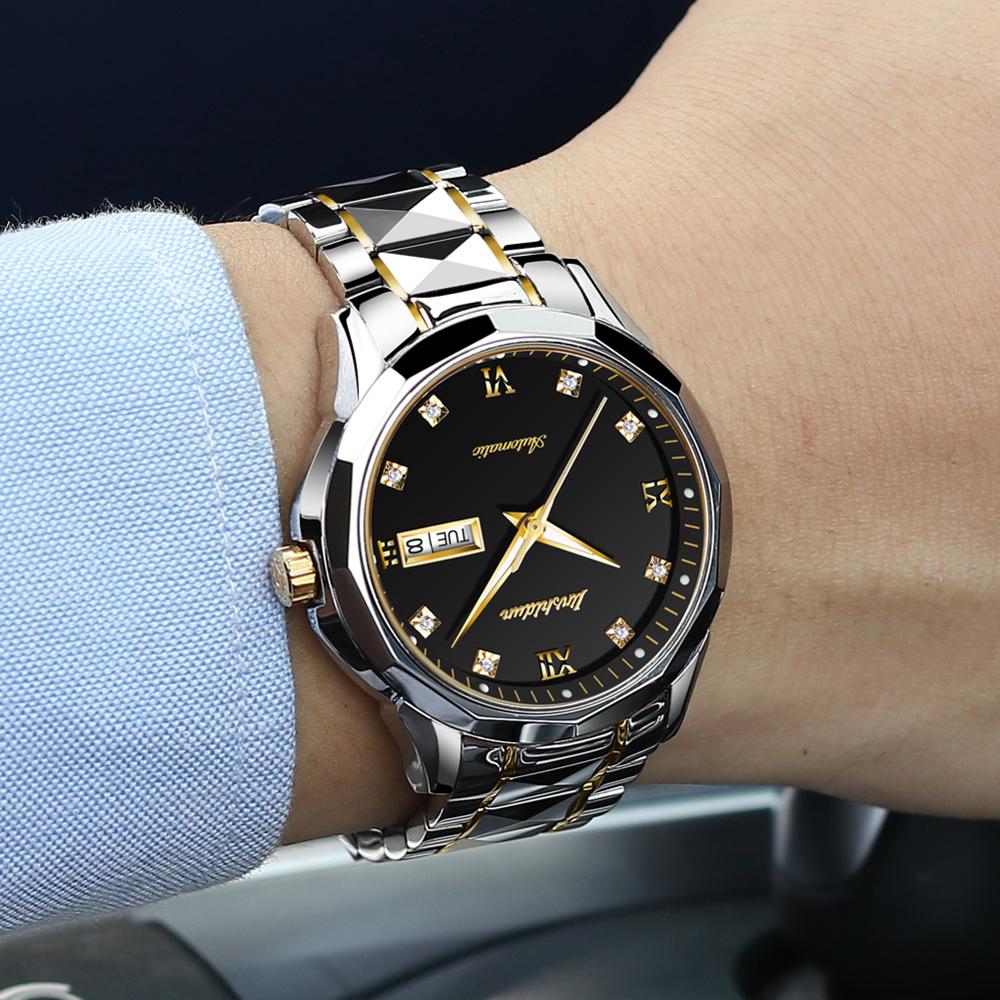 Wasserdichte mechanische Uhr aus Wolframstahl – Bild 2 | LuxeStyle