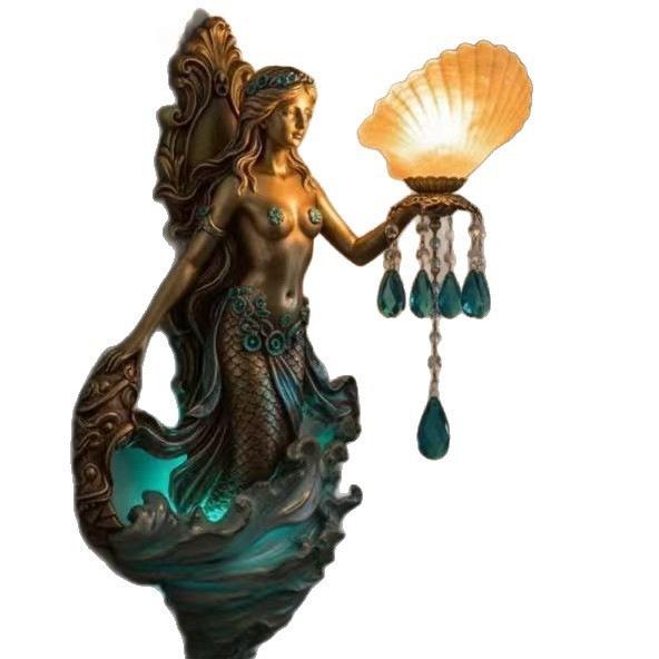 Meerjungfrauen Wandlampe & Deko