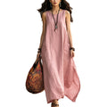 Luftiges Leinenkleid für Frühling und Sommer – Bild 1 | LuxeStyle