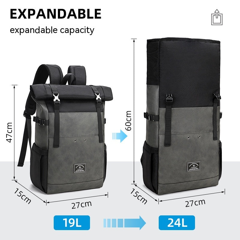 Roll-up Rucksack mit grossem Fassungsvermögen – Bild 18 | LuxeStyle