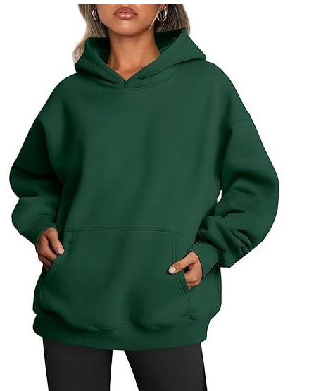 Damen Hoodie – Einfarbig, locker & lässig