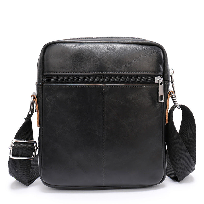 Echtes Leder Messenger-Tasche – Retro-Design – Bild 2 | LuxeStyle