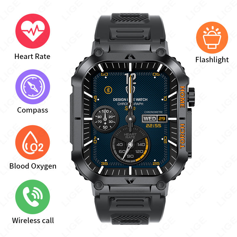 Smartwatch mit Gesundheits- und Sportfunktionen