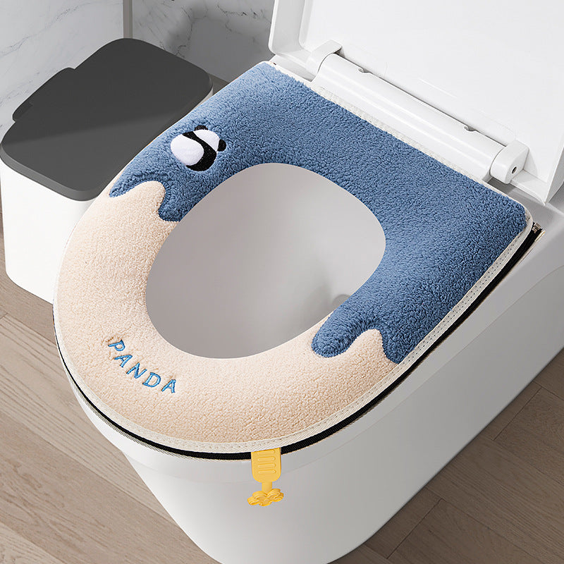 WC-Sitzauflage flauschig, wasserdicht – Bild 3 | LuxeStyle