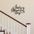 Wanddekoration aus Eisen – Have A Wonderful Day | LuxeStyle