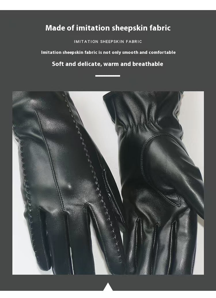 Damen-Handschuhe aus echtem Leder