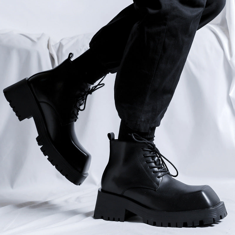 Herren Derby-Schuhe mit dicker Sohle