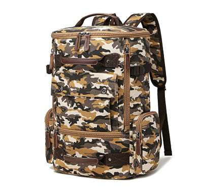 Canvas Rucksack für Herren – Bild 4 | LuxeStyle