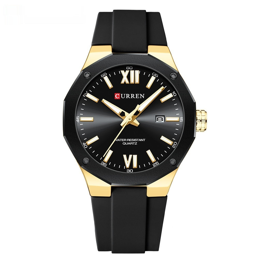 Sportliche Armbanduhr mit Kalenderfunktion