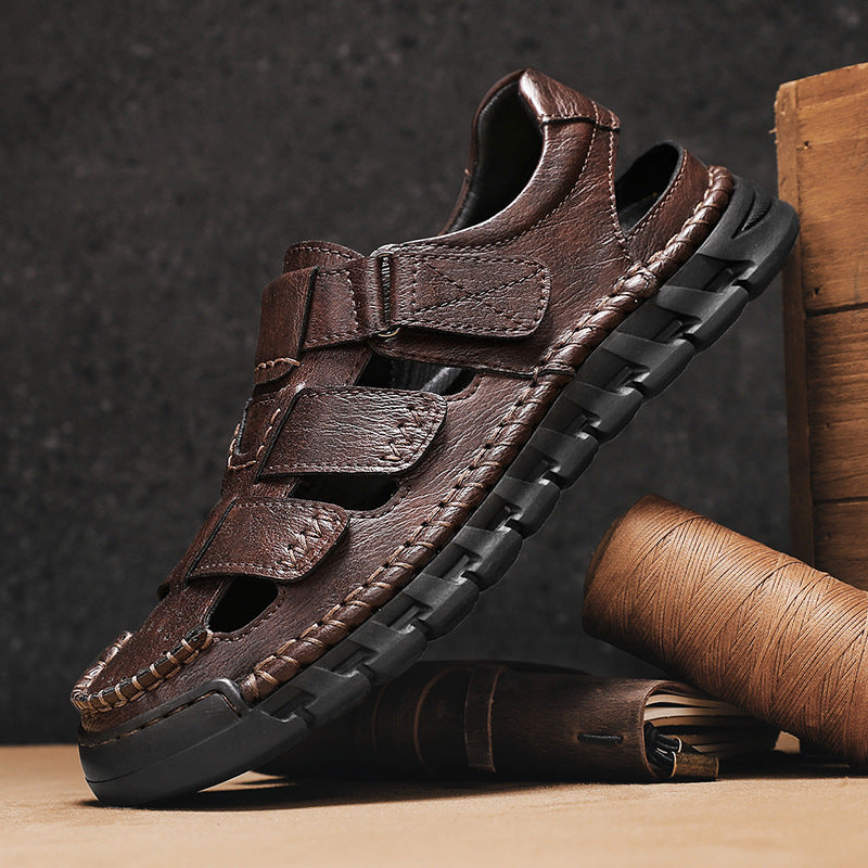 Leder-Sandalen