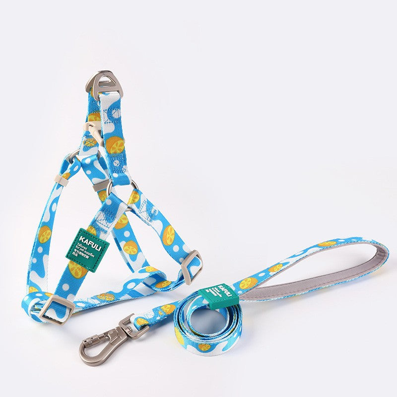 Hundegeschirr mit Leine, bedruckt – Bild 5 | LuxeStyle