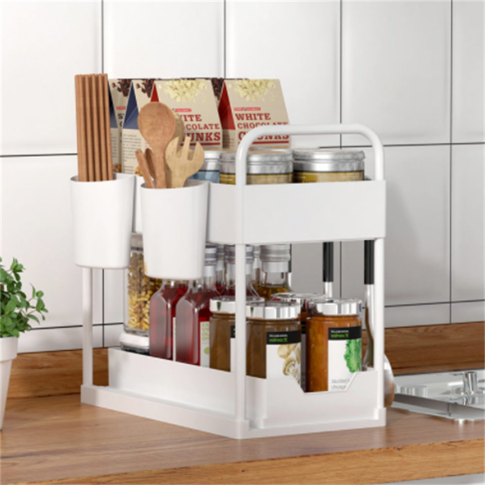 Doppellagiges ausziehbares Gewürzregal – Bild 1 | LuxeStyle