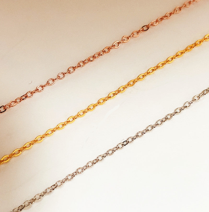 O-Link Halskette aus 925er Sterling Silber