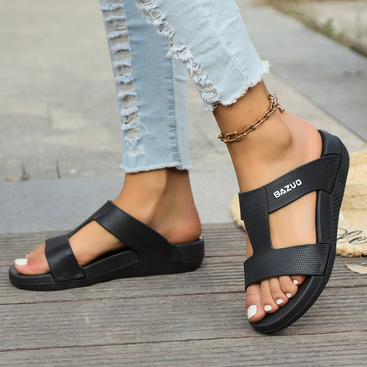 Plateau-Pantoletten für Damen – Bild 2 | LuxeStyle