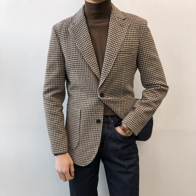Slim-Fit Woll-Anzugjacke für Herren – Bild 2 | LuxeStyle