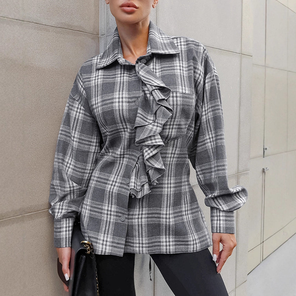 Französisches Pendlerhemd mit Spitze – Bild 5 | LuxeStyle