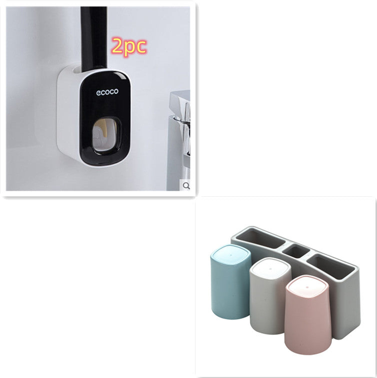 Wandmontierter Zahnpasta-Dispenser